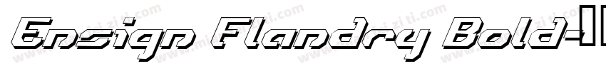 Ensign Flandry Bold字体转换